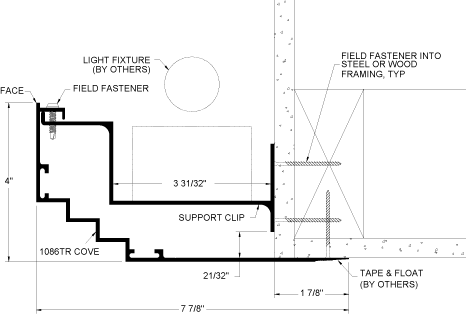 detail rancangan plafon