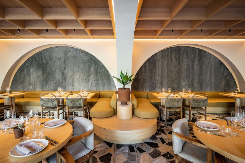 Luma Restaurant Combines Mediterranean Theme with Functionality and Contemporary Design